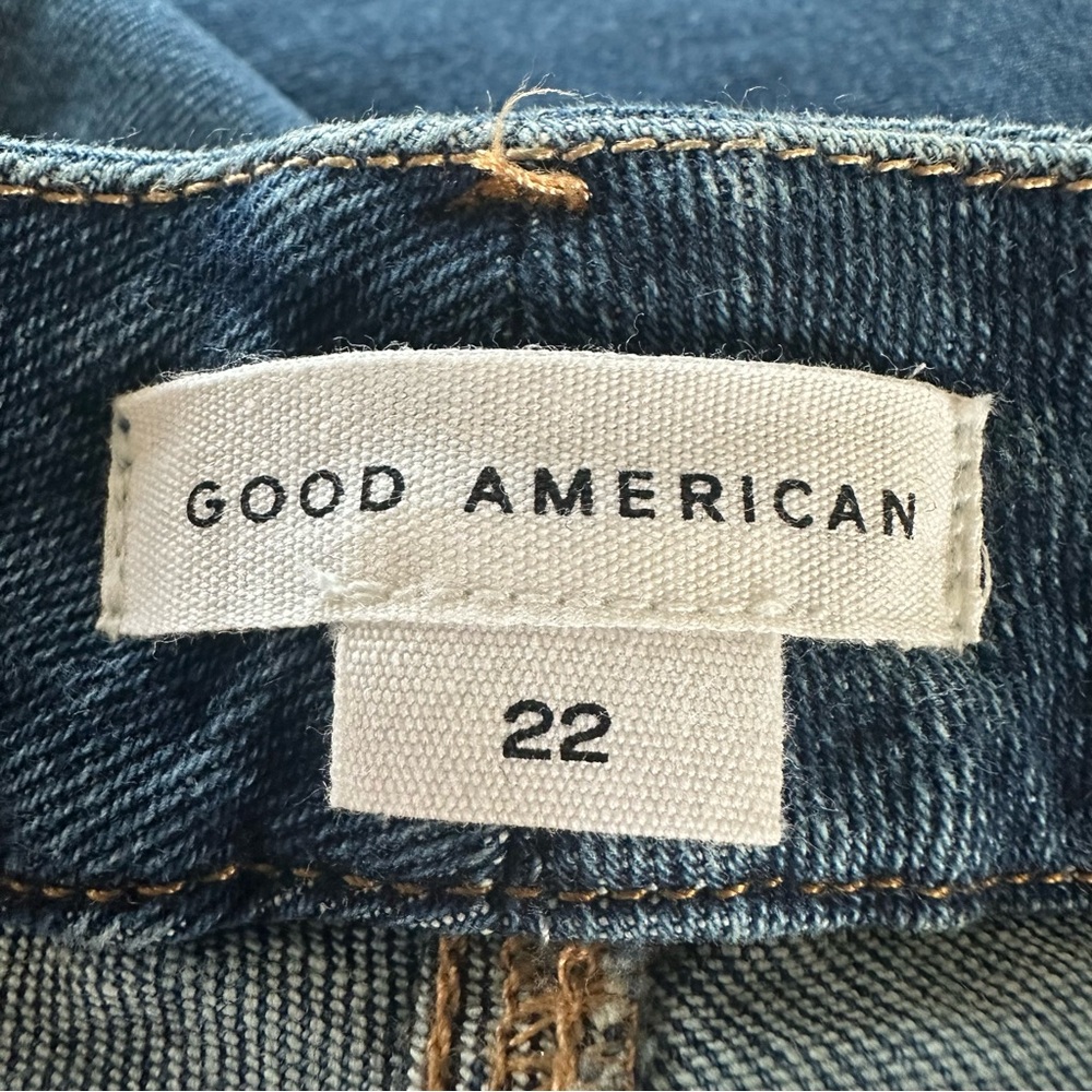 Good American Women's Palazzo Jeans Cropped Anthropology NWT NEW Plus Size 22W - Picture 10 of 16